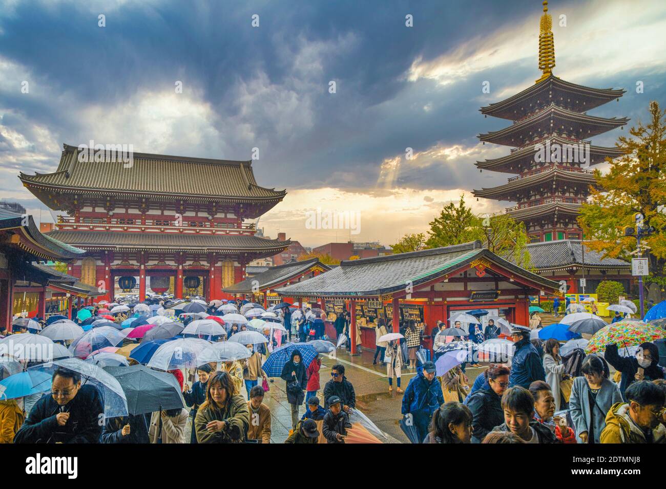 Japan, Tokio, Asakusa District, Senso Ji Tempel Stockfoto