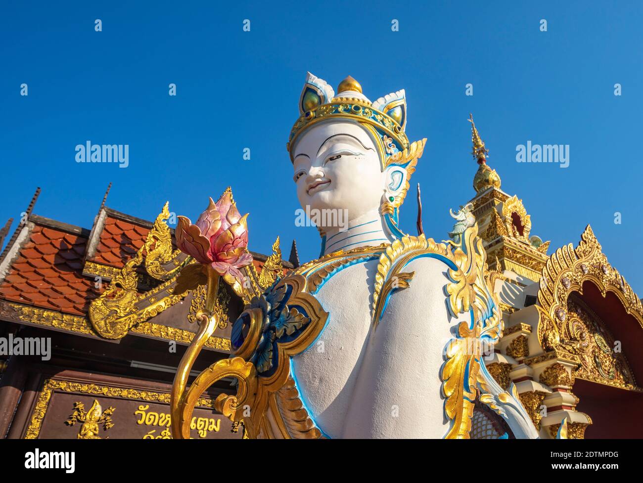 Thailand, Chiang Mai Stadt, kleiner Tempel neben Wat Chedi Luang Stockfoto