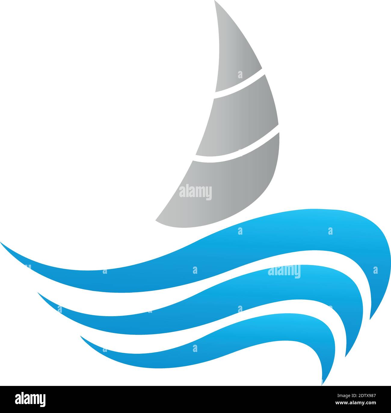 Segelboot, Schiff, Reise, Symbol, Logo Stock Vektor