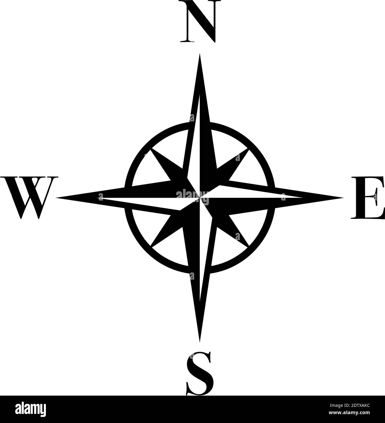 Kompass, Reise, Symbol, Logo Stock Vektor