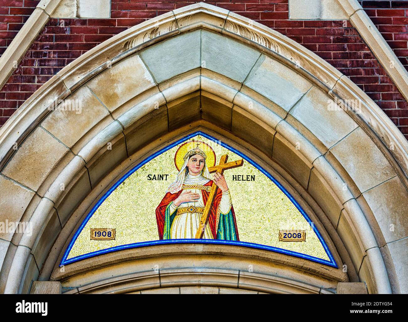 Der Bogen der St. Helen katholischen Kirche, Toronto, Kanada Stockfoto