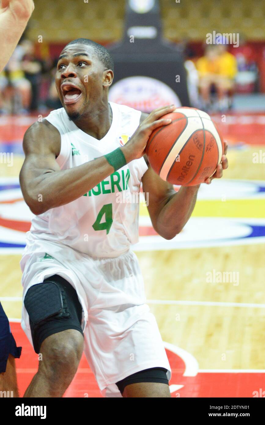 Ben Uzoh (Nigeria). FIBA Basketball-Weltmeisterschaft China 2019. Erste Runde Stockfoto