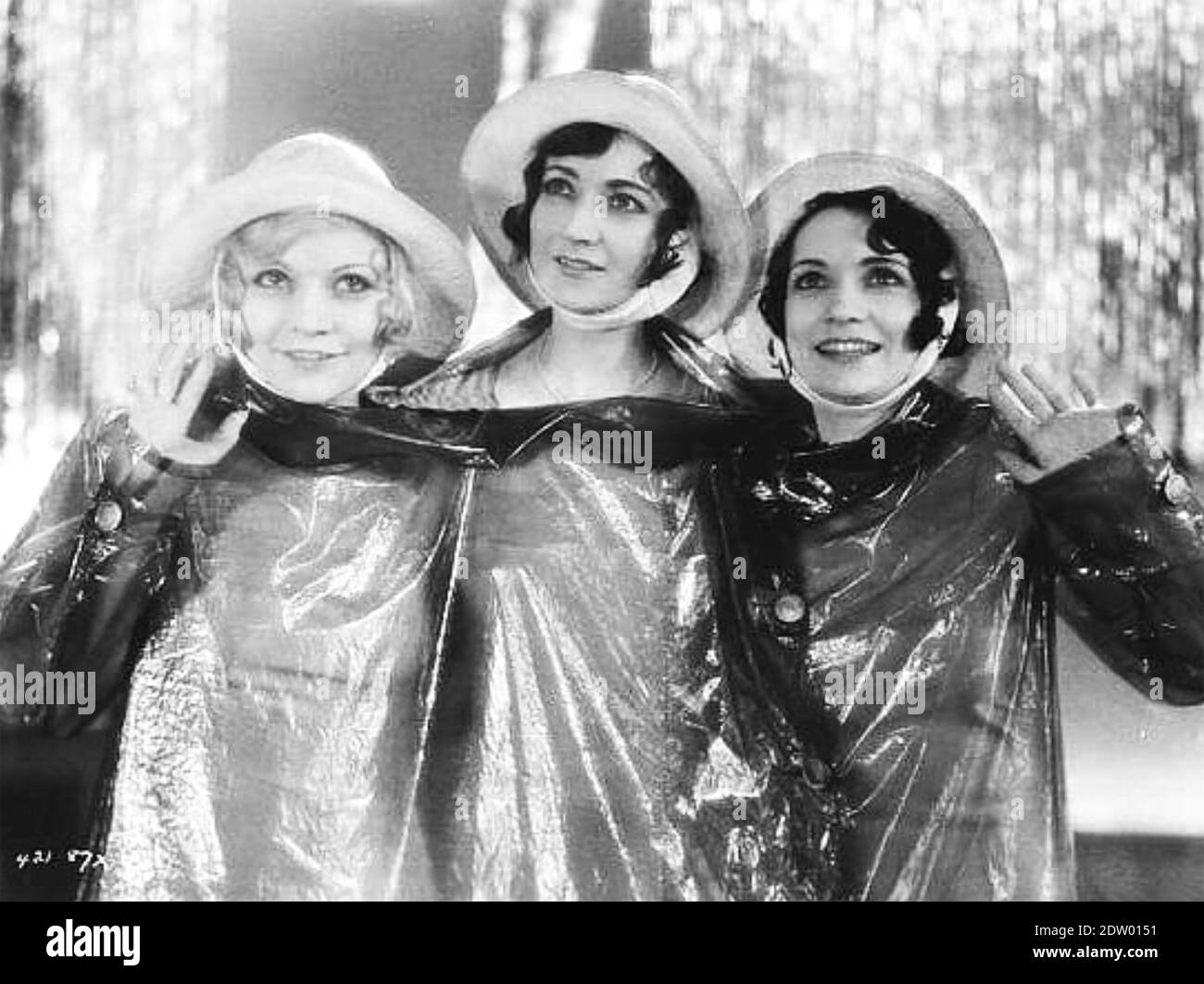 HOLLYWOOD REVUE VON 1929 MGM Film mit den Brox Sisters. Ihre drei Songs wurden aus dem letzten Schnitt geschnitten. Stockfoto