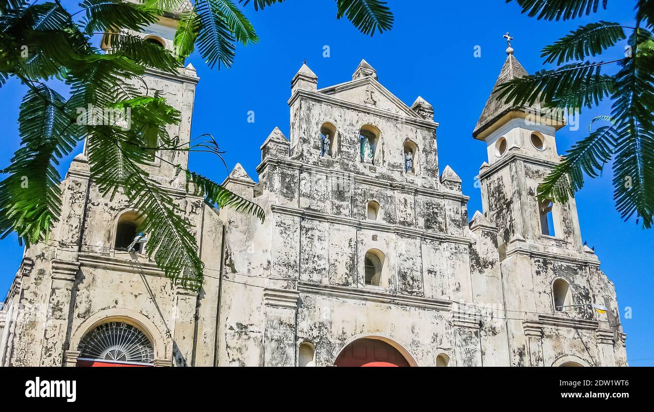 Die Kirche Iglesia de Guadalupe aus 1624-1626, Granada, Nicaragua, Mittelamerika Stockfoto