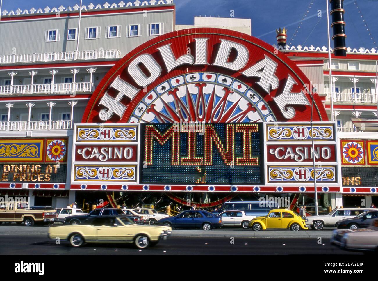 Das Holiday Casino auf dem Strip in Las Vegas, Nevada, um 1970. Stockfoto