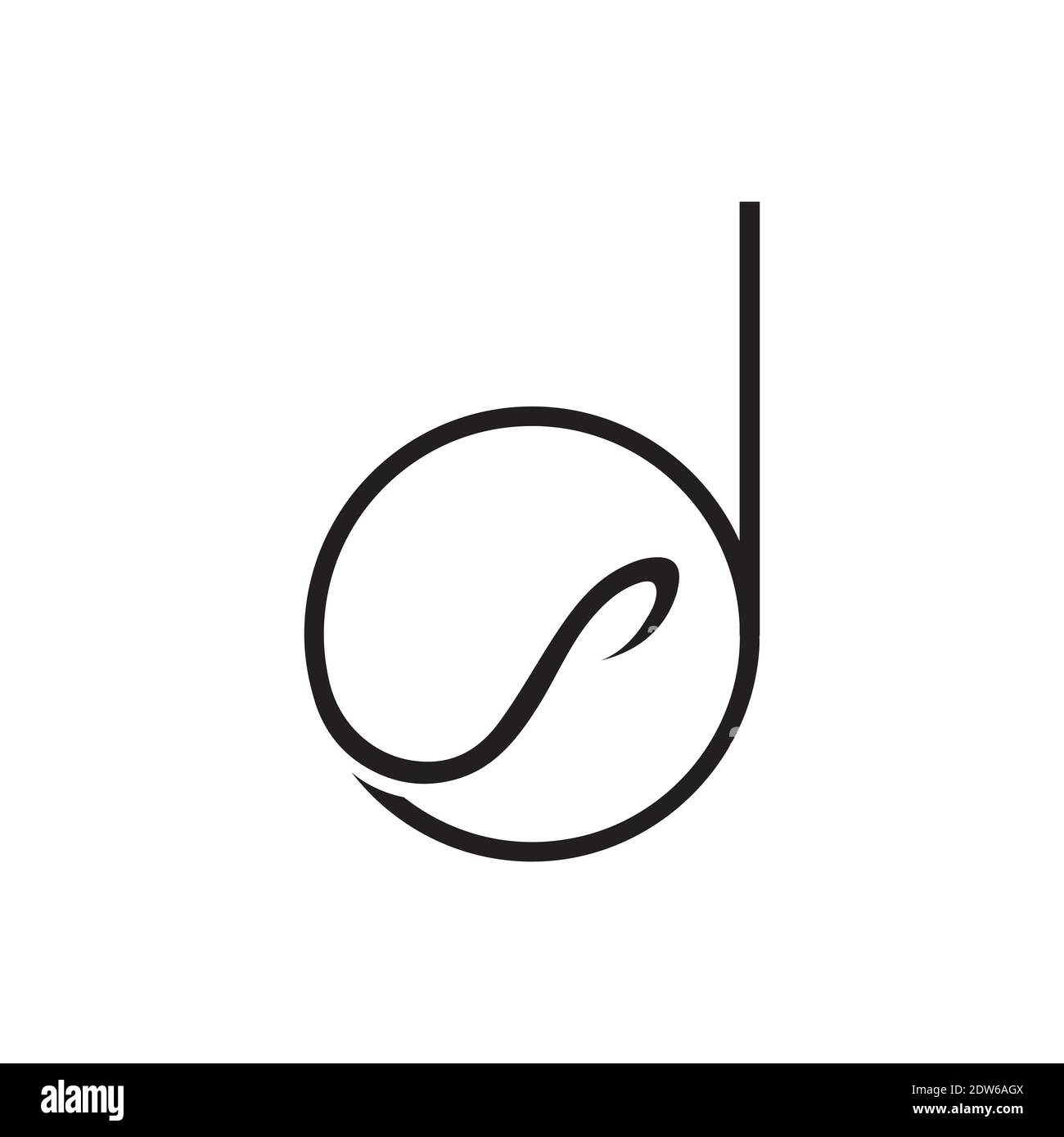 Anfangsbuchstabe ds-Logo oder sd-Logo-Vektor-Design-Vorlage Stock Vektor