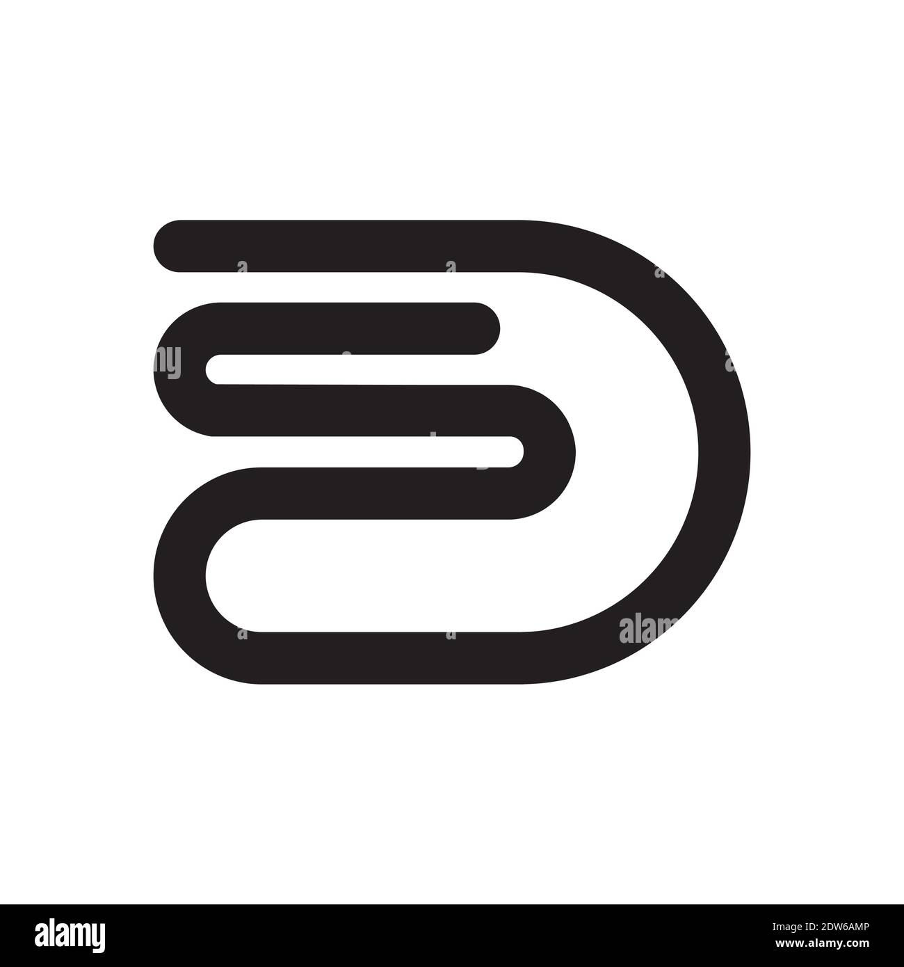 Anfangsbuchstabe ds-Logo oder sd-Logo-Vektor-Design-Vorlage Stock Vektor