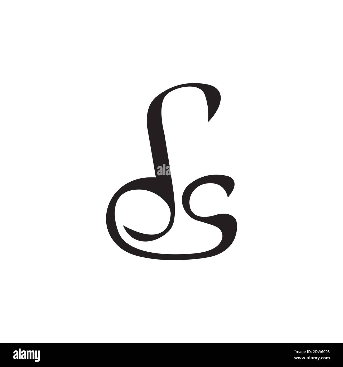 Anfangsbuchstabe ds-Logo oder sd-Logo-Vektor-Design-Vorlage Stock Vektor