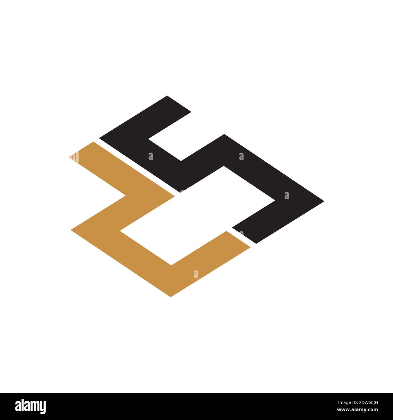 Anfangsbuchstabe ds-Logo oder sd-Logo-Vektor-Design-Vorlage Stock Vektor