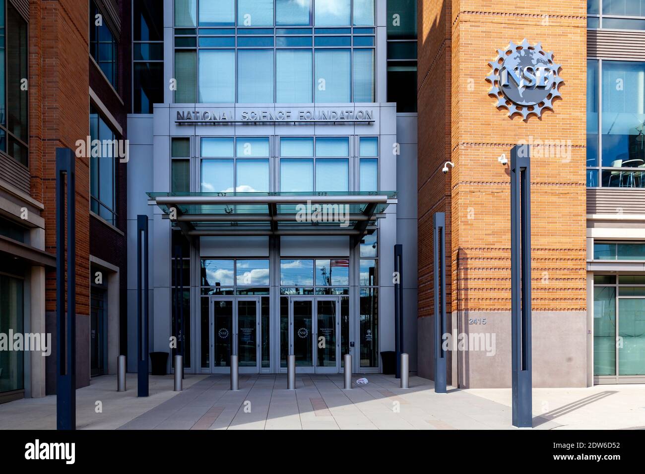 Eintritt der National Science Foundation (NSF) in Washington D.C., USA. Stockfoto