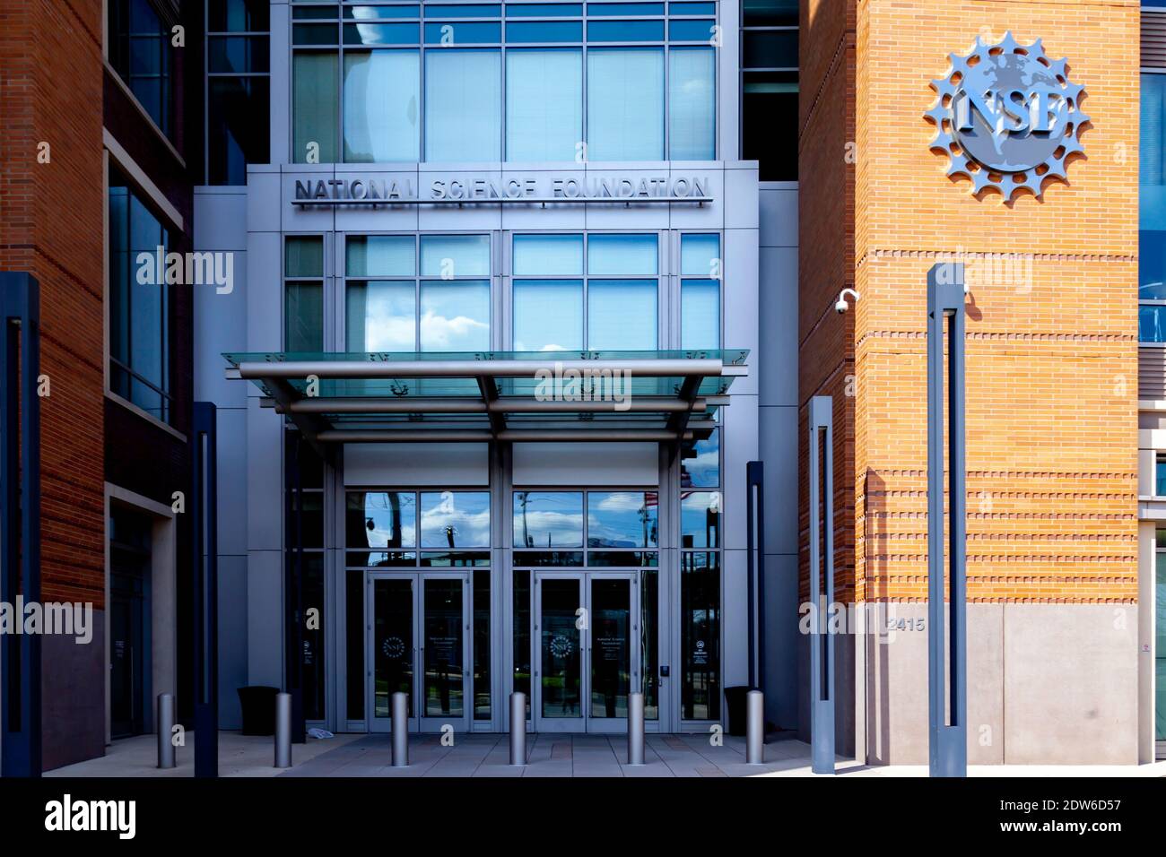Eintritt der National Science Foundation (NSF) in Washington D.C., USA. Stockfoto