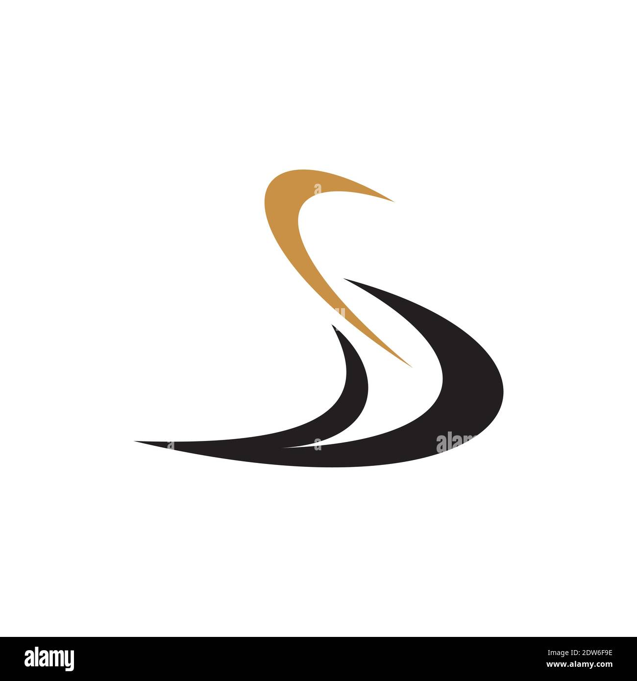 Anfangsbuchstabe ds-Logo oder sd-Logo-Vektor-Design-Vorlage Stock Vektor