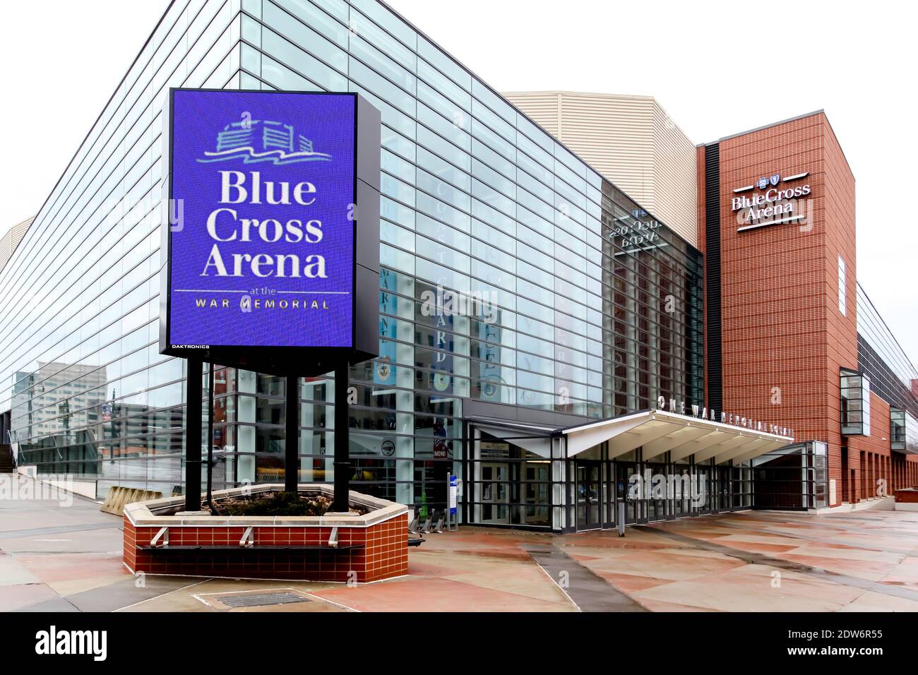 Blue Cross Arena in Rochester, NY, USA Stockfoto