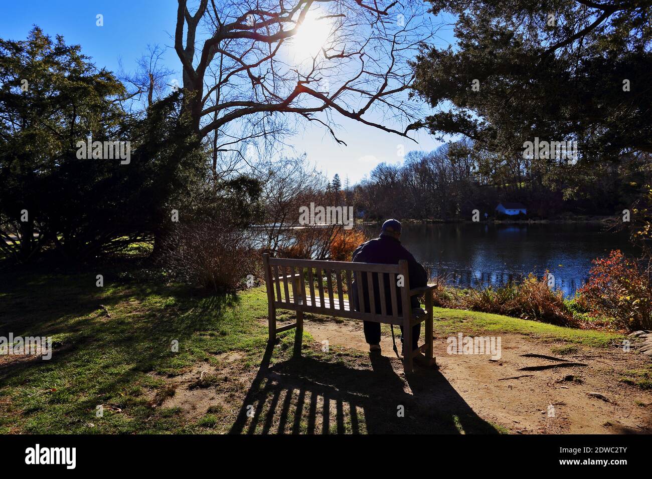 Melville Memorial Park Setauket Long Island New York Stockfoto