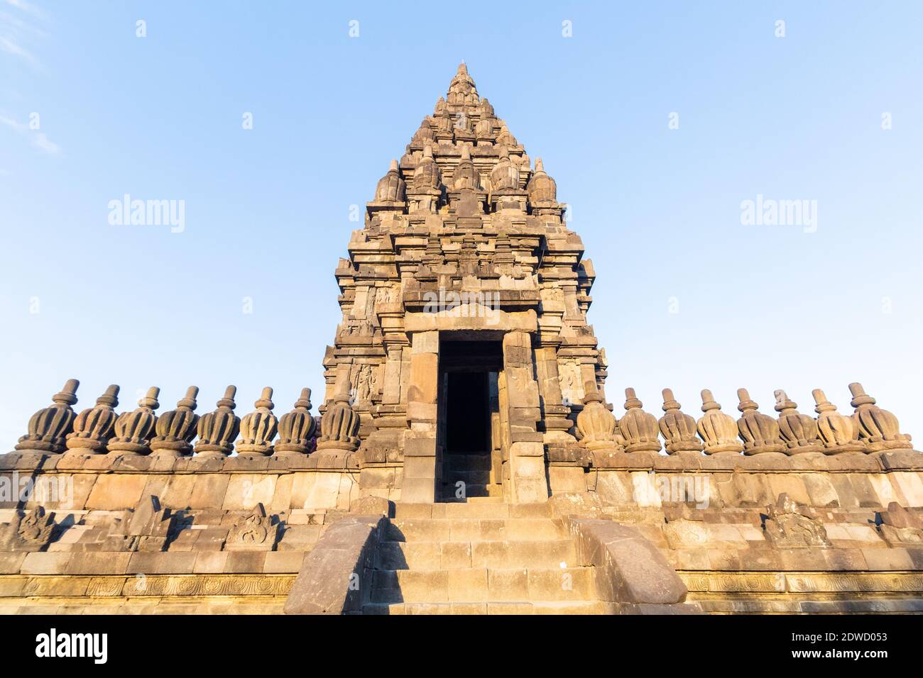 Der alte Prambanan Tempel in Java, Indoenesien Stockfoto