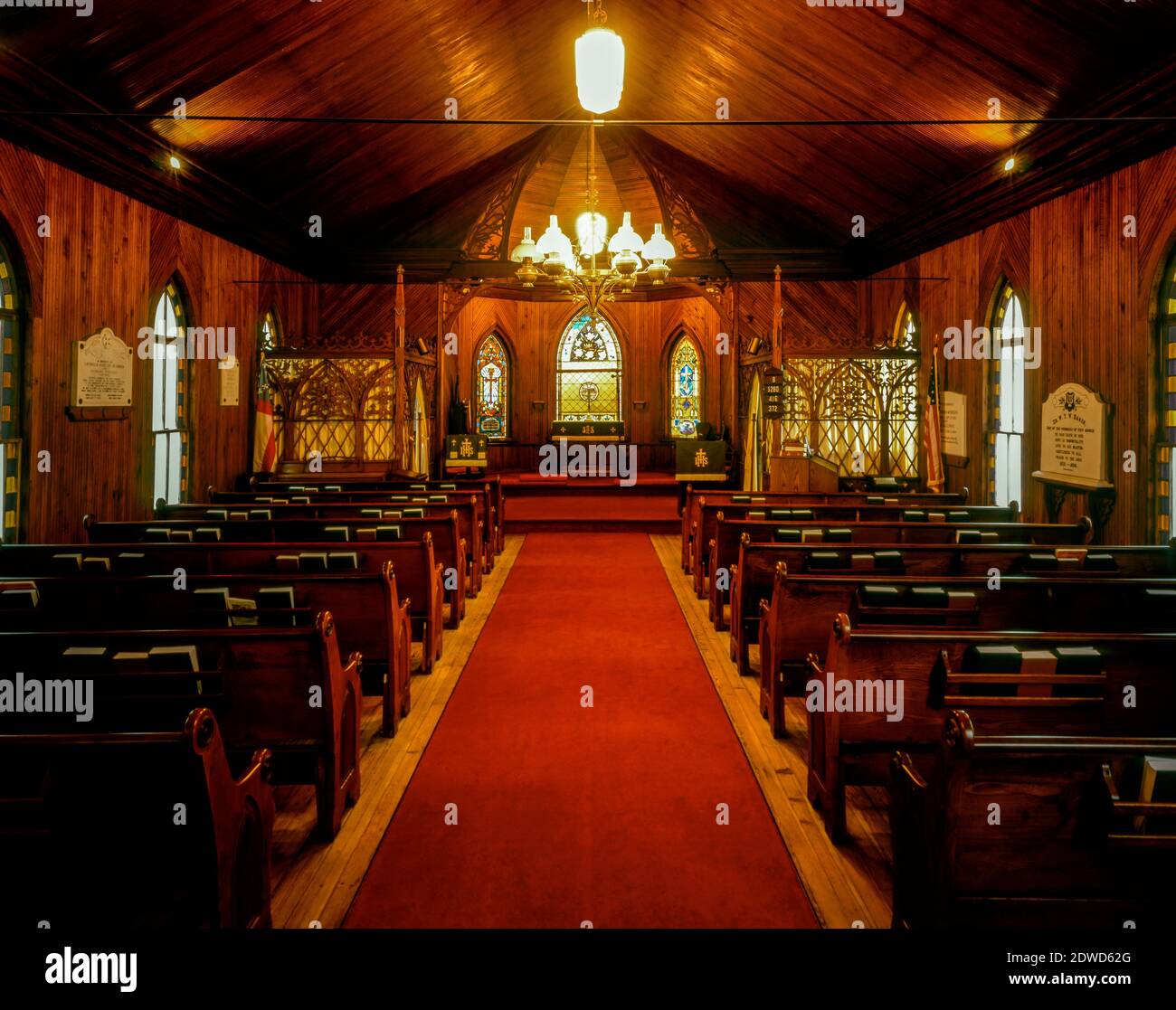 St. James episkopale Kirche, McClellanville, South Carolina Stockfoto