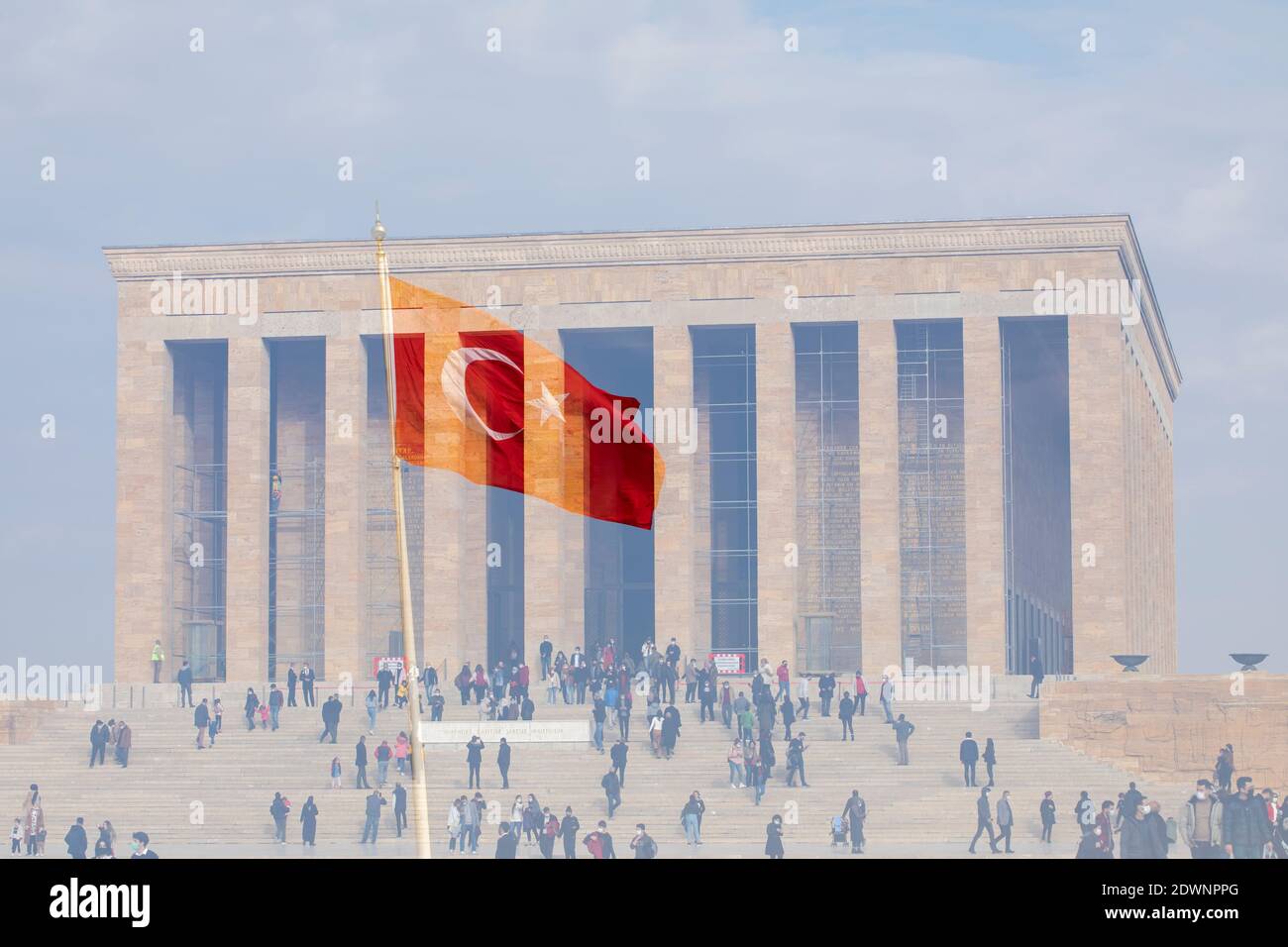 Ankara, Türkei - Mausoleum von Atatürk Stockfoto