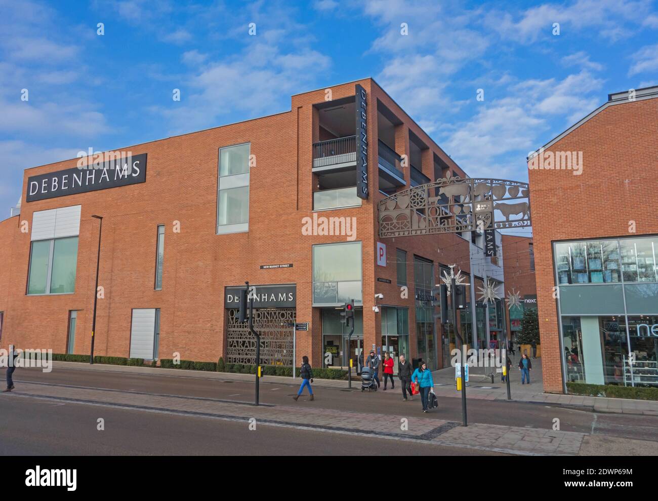 Debenhams in die Verwaltung nach Rettungsgesprächen scheitern, Hereford UK. Dezember 2020 Stockfoto