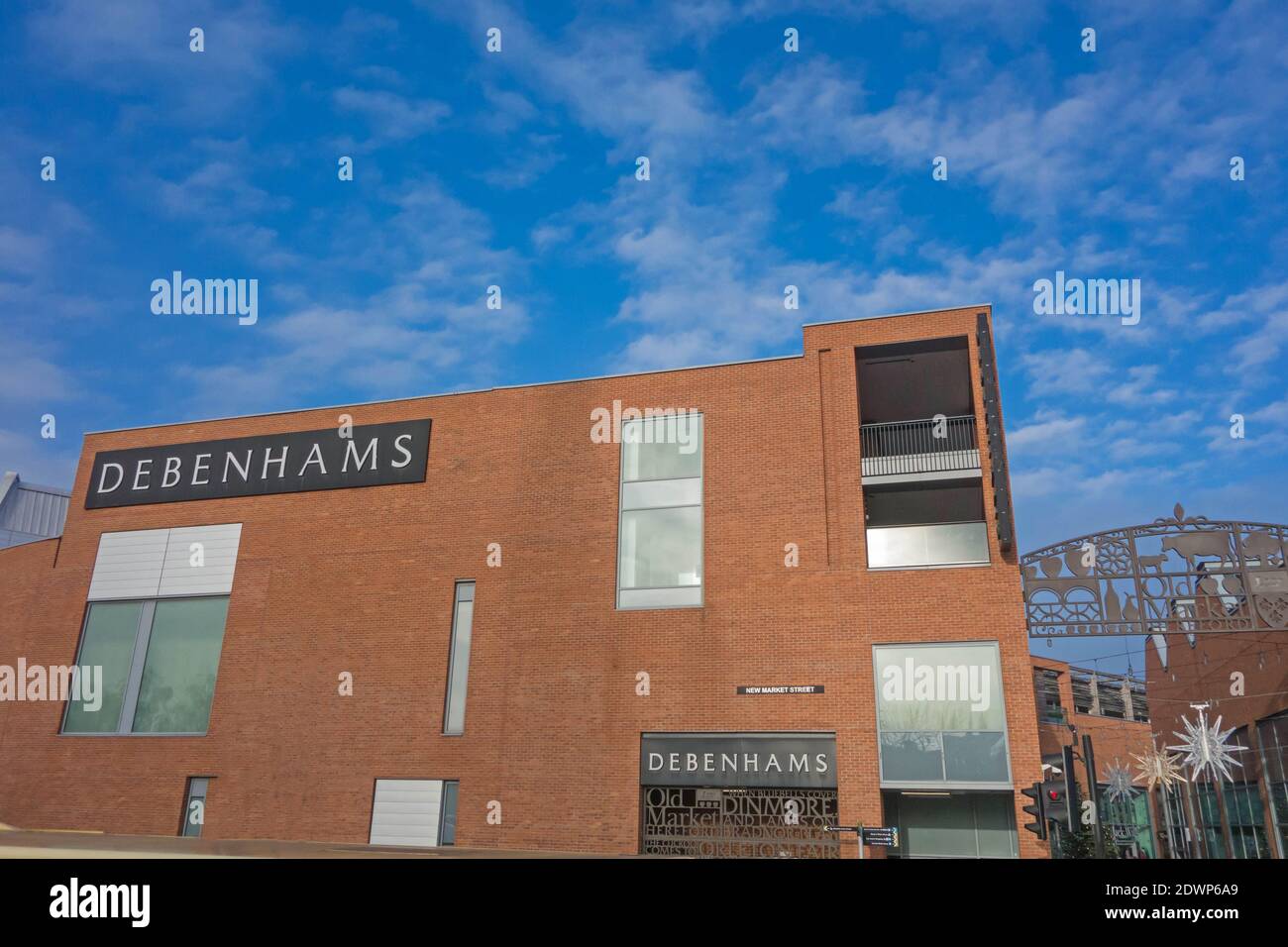Debenhams in die Verwaltung nach Rettungsgesprächen scheitern, Hereford UK. Dezember 2020 Stockfoto