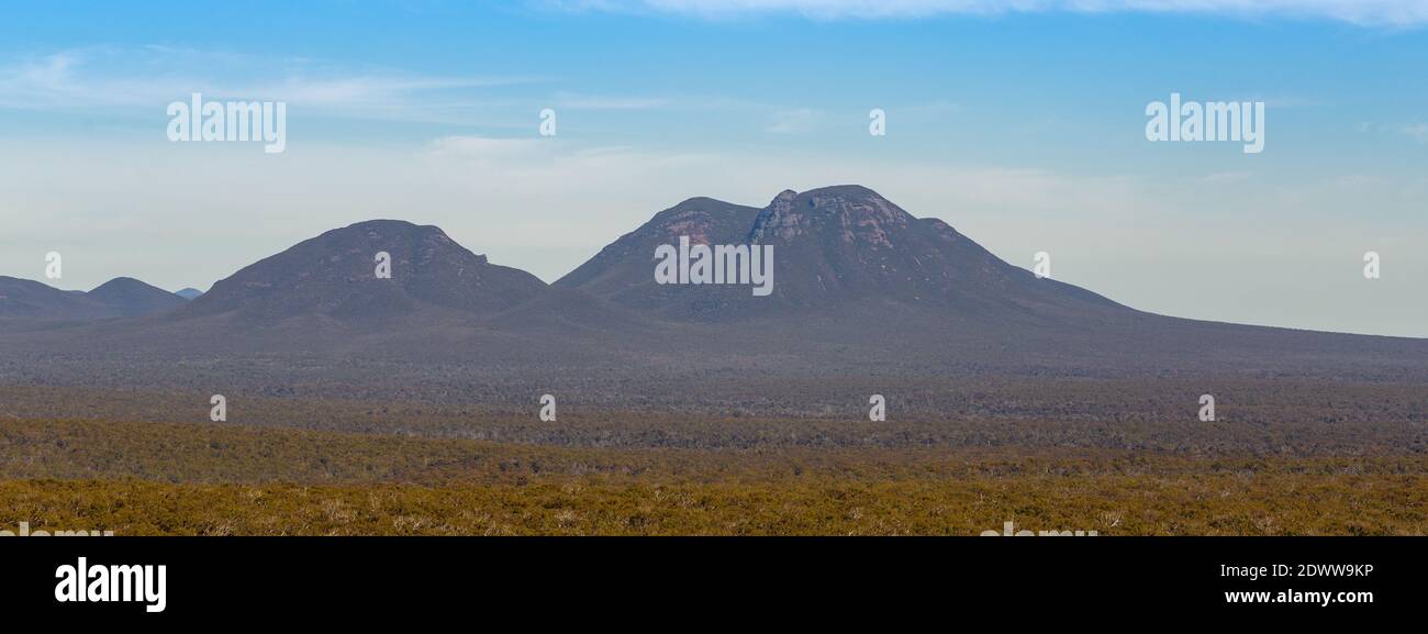 Berge des Stirling Range Nationalparks nördlich von Albany in Südwestaustralien Stockfoto
