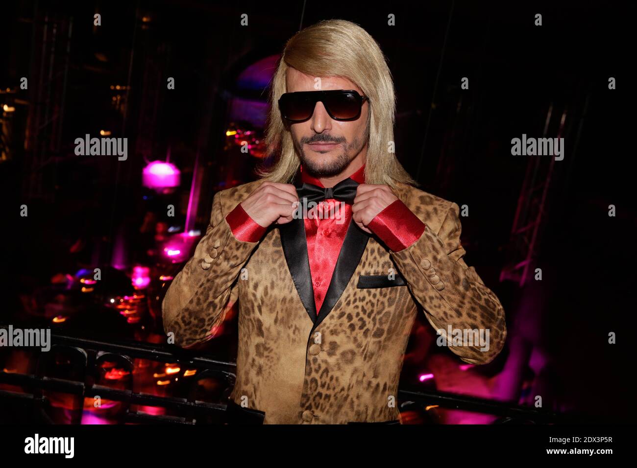 Sebastien Patoche (Cartman) Showcase und Party zum Geburtstag von Tefa am 1. Juli 2014 im Theater du Renard in Paris, Frankreich. Foto von Jerome Domine/ABACAPRESS.COM Stockfoto