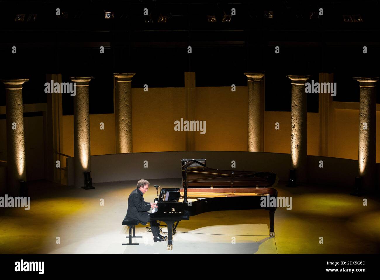 Bruno Rigutto bei Les Nuits Classiques Festival Veranstaltung in Ramatuelle, Südfrankreich am 29. Juli 2014. Foto von Cyril Bruneau/ABACAPRESS.COM Stockfoto