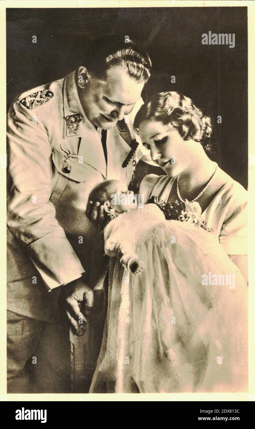 DEUTSCHLAND - CA. 1940er Jahre: Hermann Wilhelm Göring oder Göring; 12. Januar 1893 – 15. Oktober 1946) war ein deutscher politischer und militärischer Führer und Sträfling Stockfoto