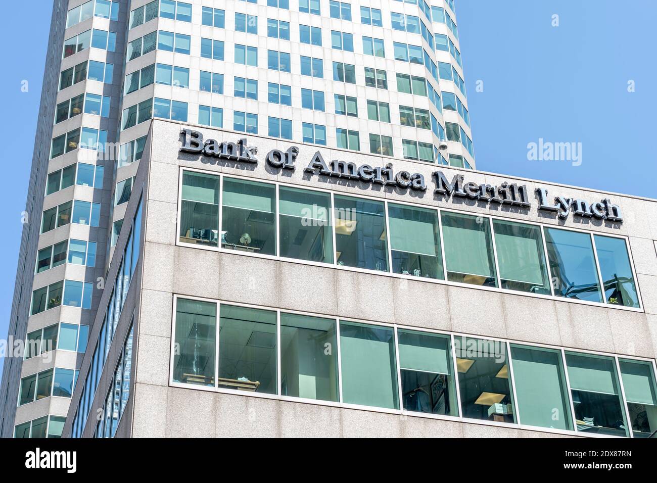 Bank of America Merrill Lynch unterzeichnen in Toronto, Kanada. Stockfoto