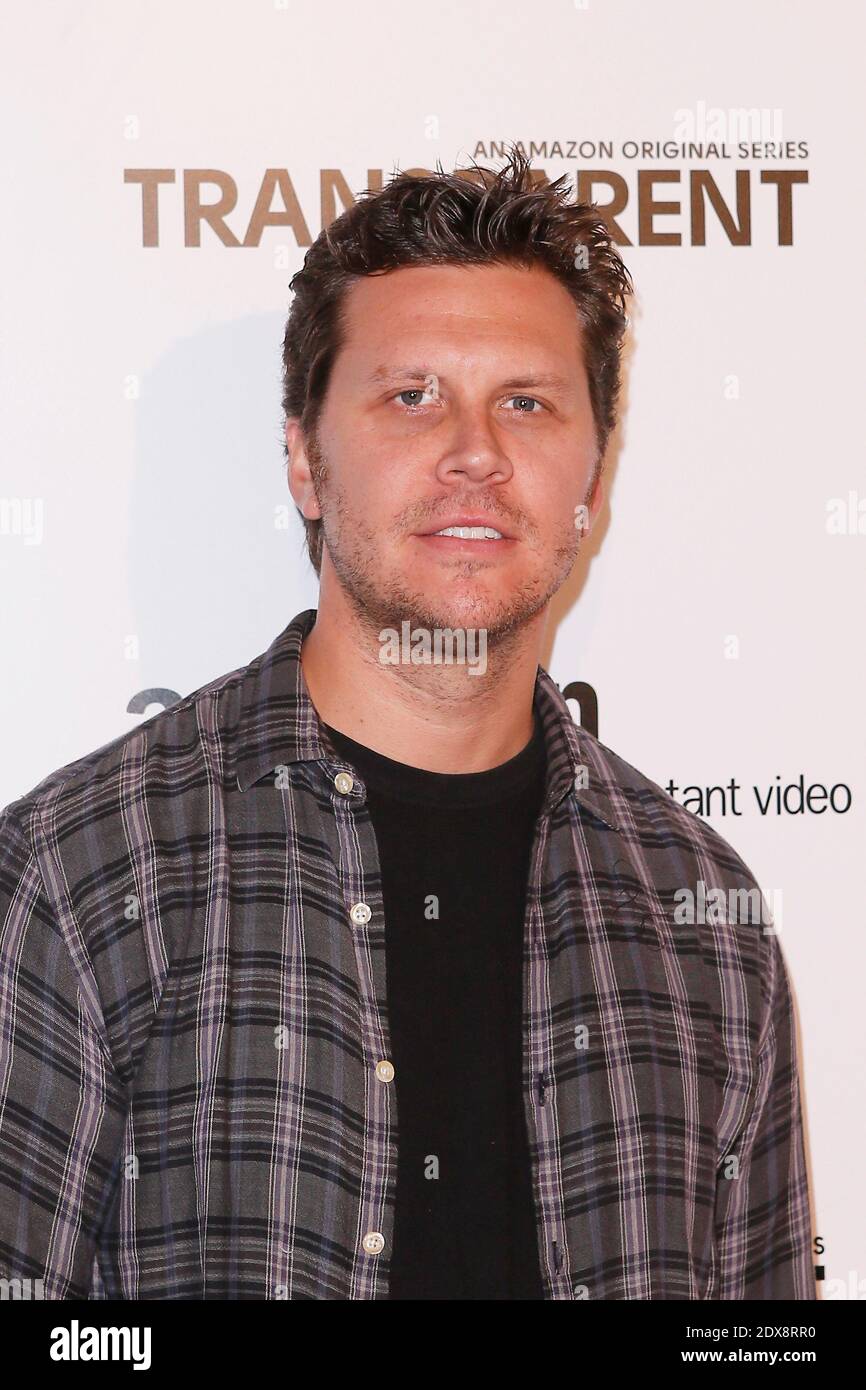 Hayes MacArthur besucht am 15. September 2014 die Amazon Red Carpet Premiere für die brandneue dunkle Komödie Transparent im Theater im Ace Hotel in Los Angeles, CA, USA. Foto von Julian Da Costa/ABACAPRESS.COM Stockfoto