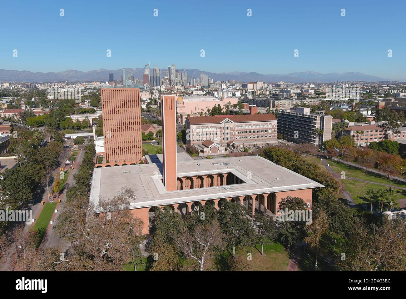 Ein Überblick über das von KleinSmid Center for International and Public Affairs auf dem Campus der University of Southern California, Montag, 2. Dezember Stockfoto