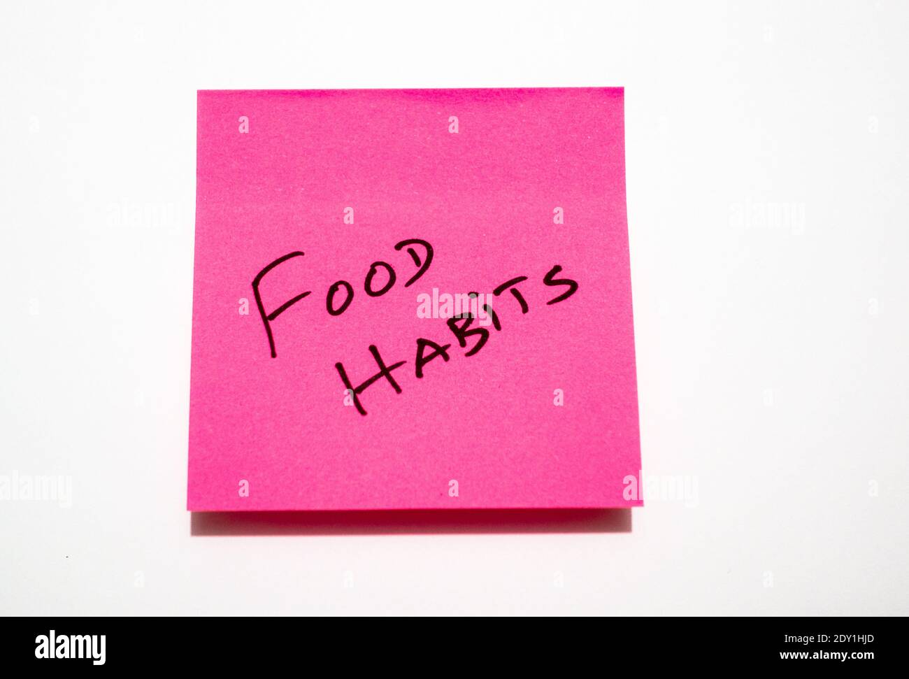 New Year Resolutionen rund um Gewichtsverlust, Ernährung und Ernährungsgewohnheiten Konzept Illustration Stockfoto
