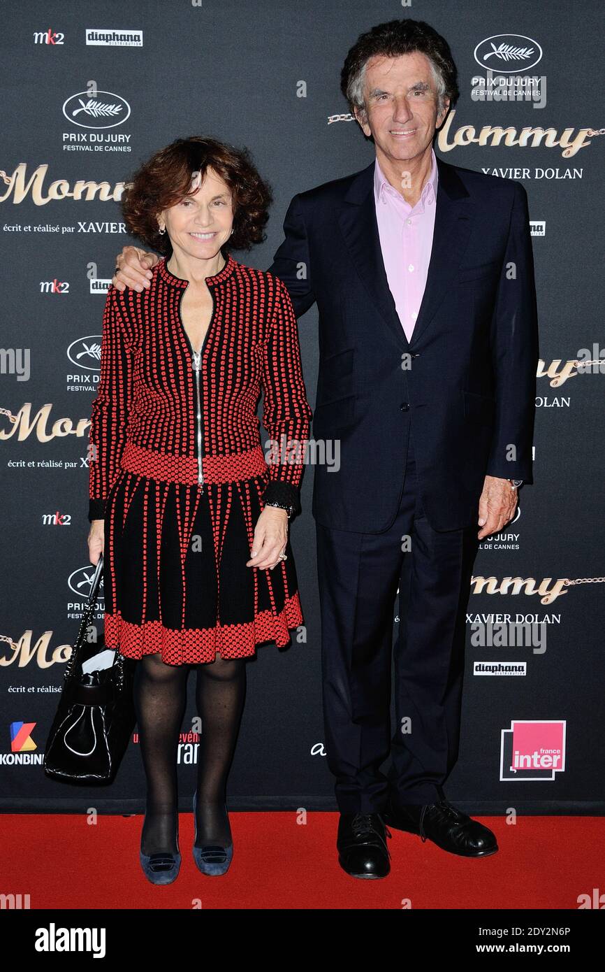 Jack lang und seine Frau Monique lang bei der Mummy-Premiere im Mk2 Bibliotheque Cinema in Paris, Frankreich, am 30. September 2014. Foto von Aurore Marechal/ABACAPRESS.COM Stockfoto