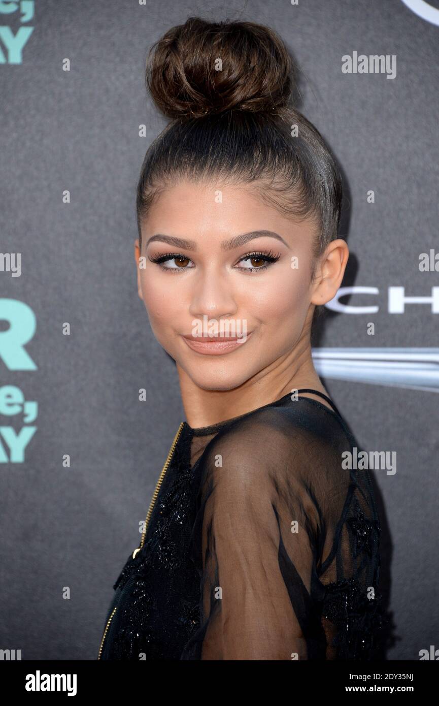 Zendaya Coleman nimmt am 6. Oktober 2014 an der Premiere von Disney Alexander and the terrible, Horrible, No Good, Very Bad Day im El Capitan Theatre in Los Angeles, CA, USA Teil. Foto von Lionel Hahn/ABACAPRESS.COM Stockfoto