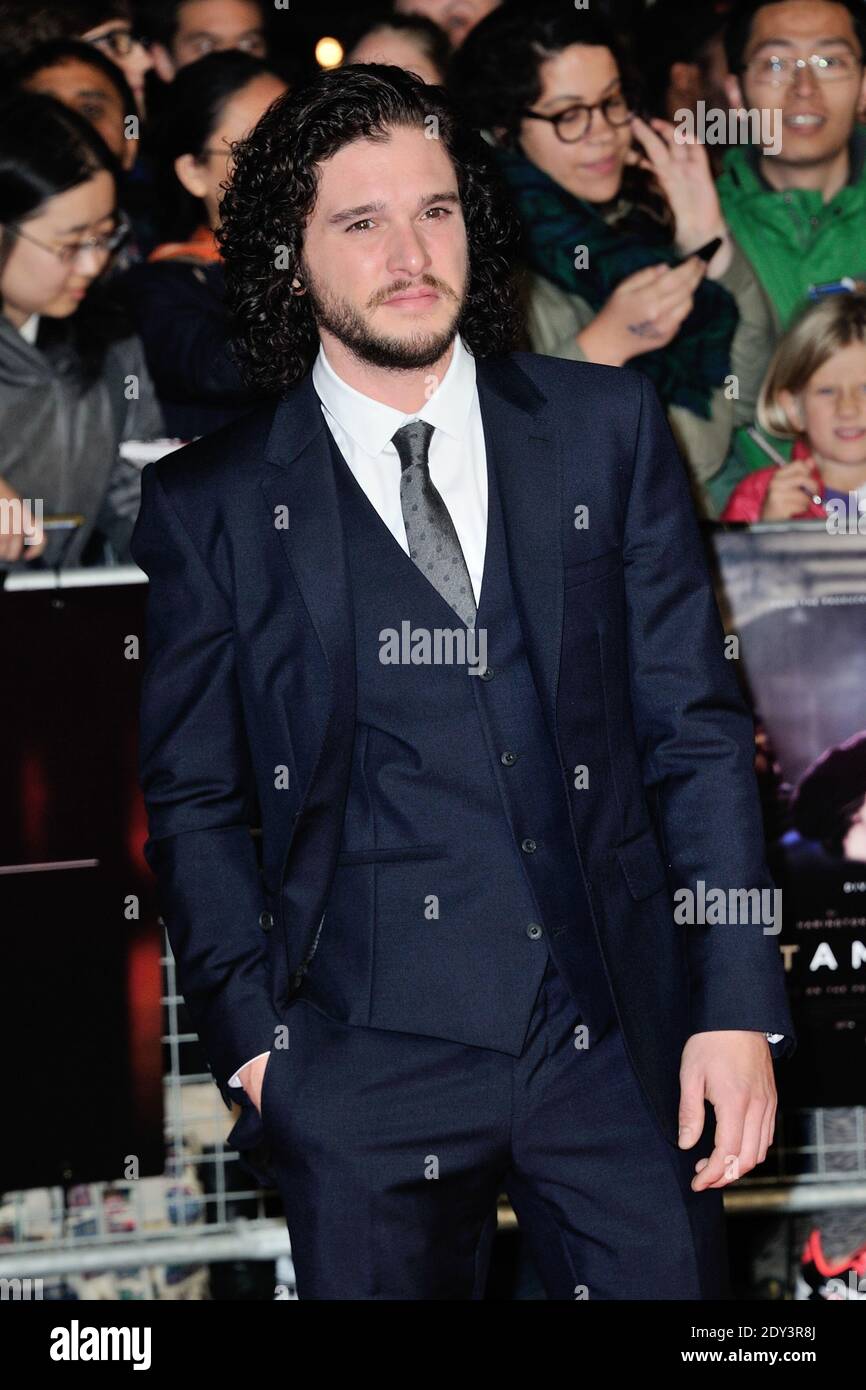 Kit Harington bei der Testament of Youth Weltpremiere während des BFI London Film Festival am Odeon Leicester Square in London, Großbritannien, am 14. Oktober 2014. Foto von Aurore Marechal/ABACAPRESS.COM Stockfoto