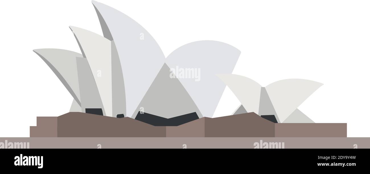 opera sydney australien Denkmal Symbol Vektor Illustration Design Stock Vektor