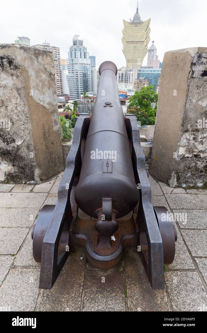 Das historische Monte Fort in Macau, China Stockfoto