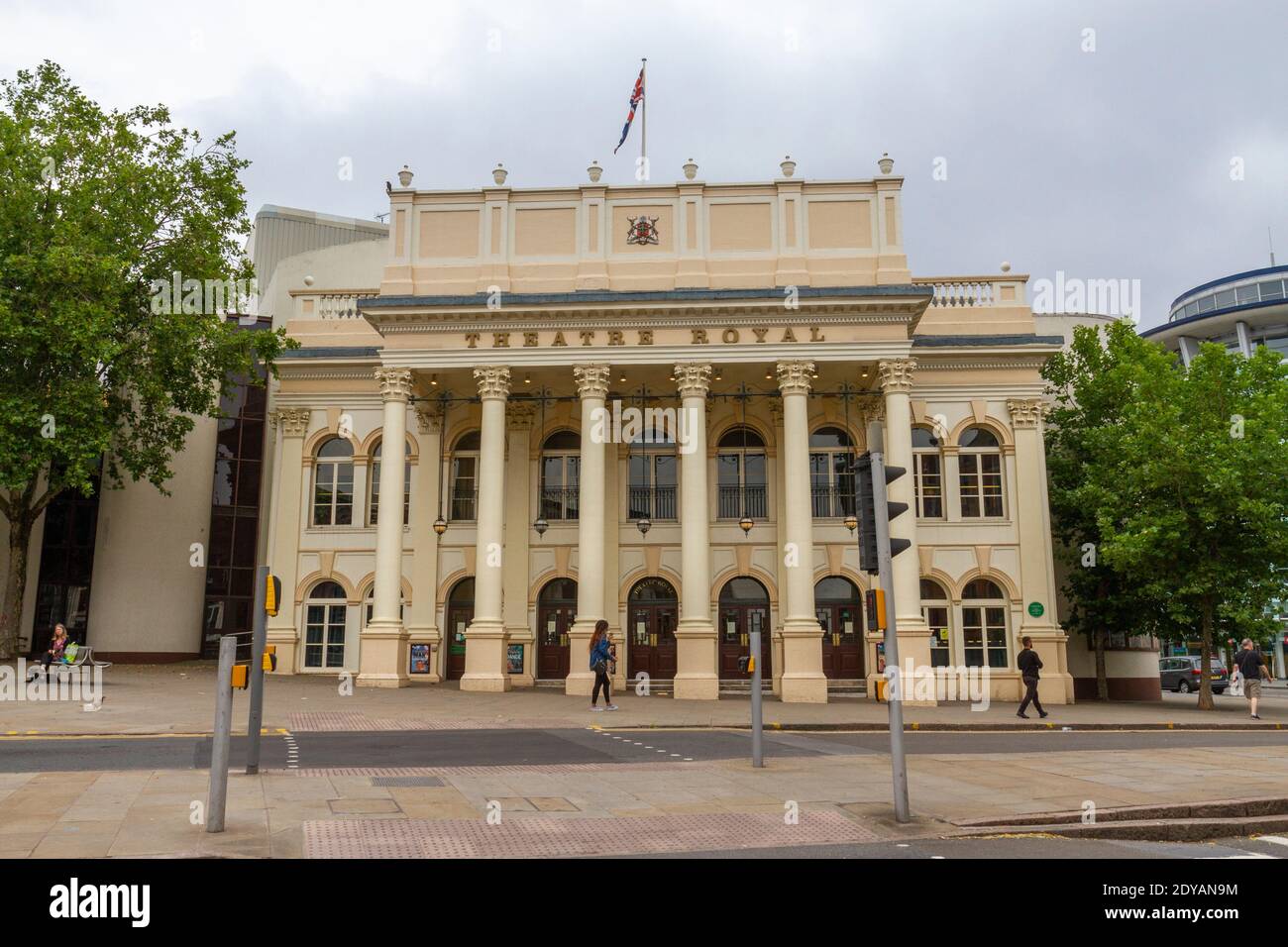 The Theatre Royal & Royal Concert Hall, Theatre Square, Nottingham City Centre, Notts., Großbritannien. Stockfoto