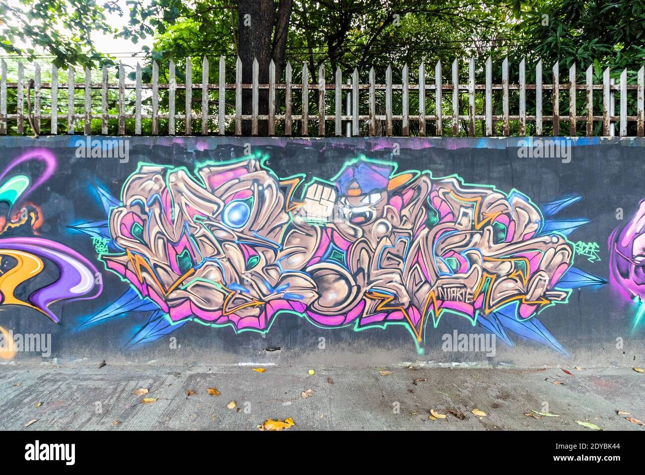 Street Art in Metro Manila, Philippinen Stockfoto