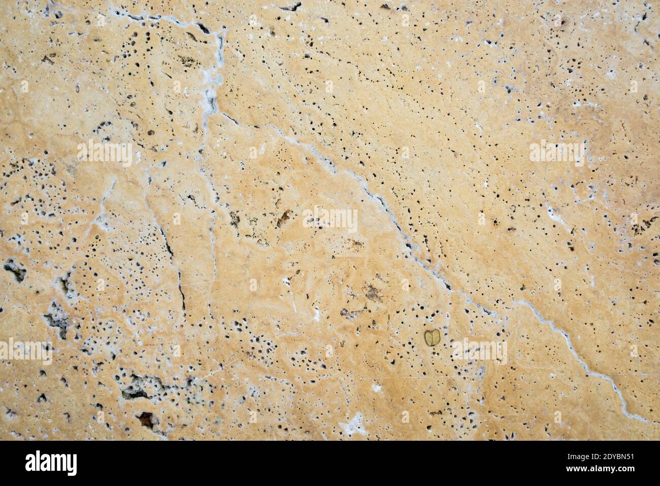 Textur einer glatten Steinwand Stockfoto