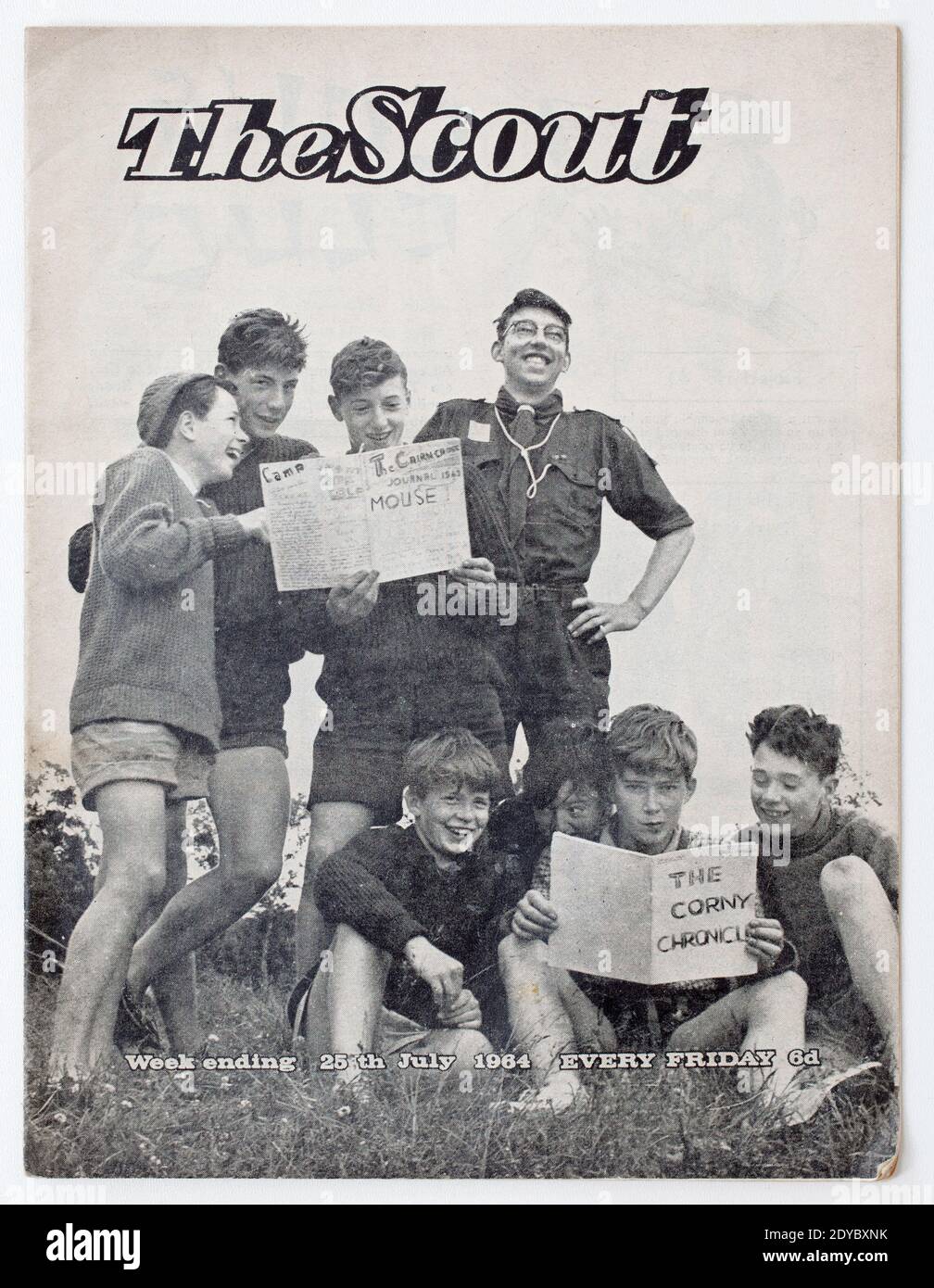 THE SCOUT - 1960s Boy Scouts Magazine Stockfoto