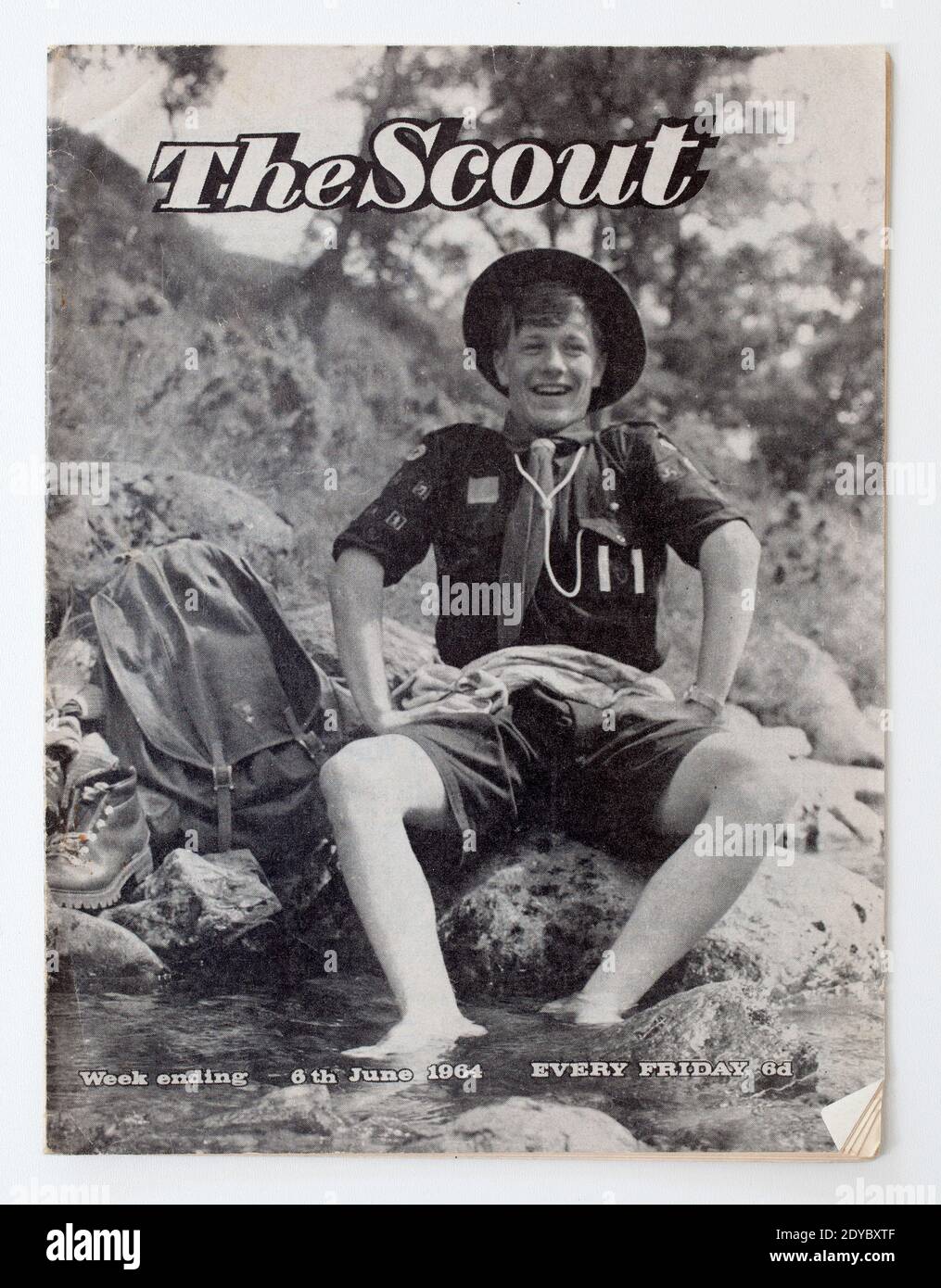 THE SCOUT - 1960s Boy Scouts Magazine Stockfoto