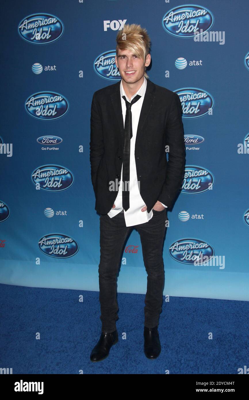 Colton Dixon kommt zur Premiere der 'American Idol' Saison 12 in Los Angeles, CA, USA am 09. Januar 2013. Foto von Krista Kennel/ABACAPRESS.COM Stockfoto