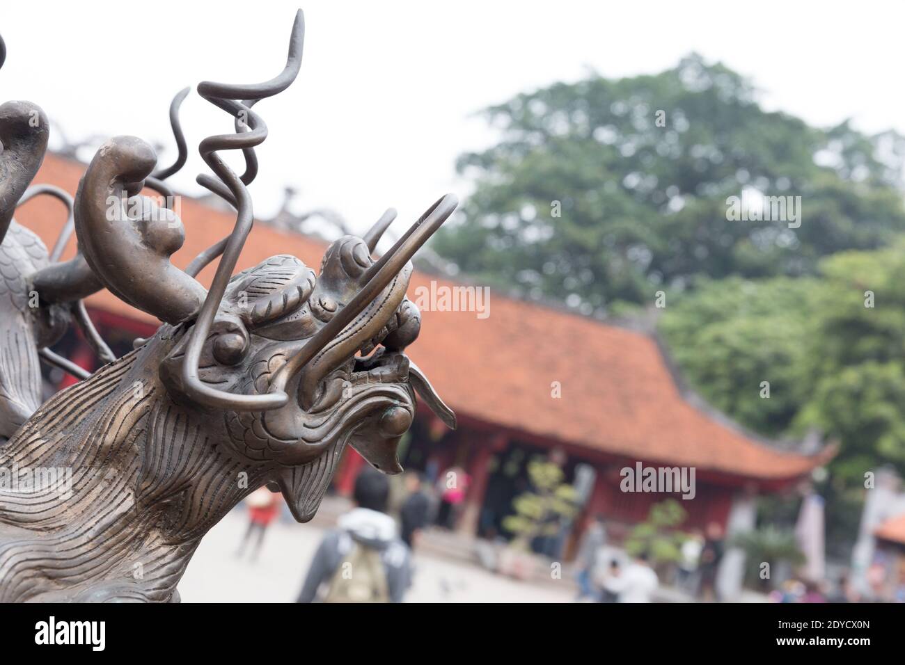 Vietnam-Hanoi-Tempel der Literatur Stockfoto