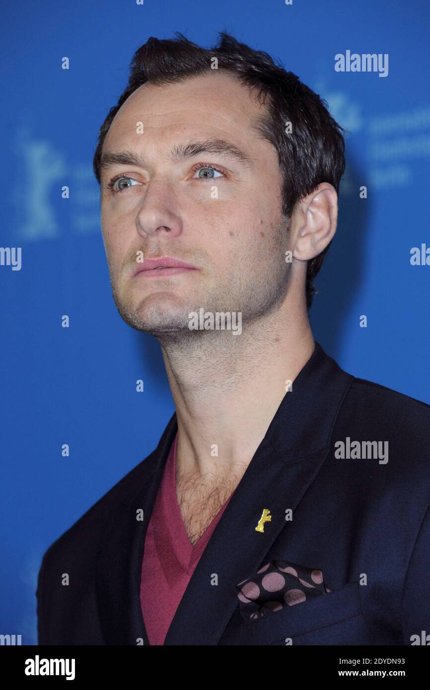 Jude Law beim Fotocall 'Side Effects' während der 63. Berlinale, Internationale Filmfestspiele Berlin, Deutschland, am 12. Februar 2013. Foto von Aurore Marechal/ABACAPRESS.COM Stockfoto