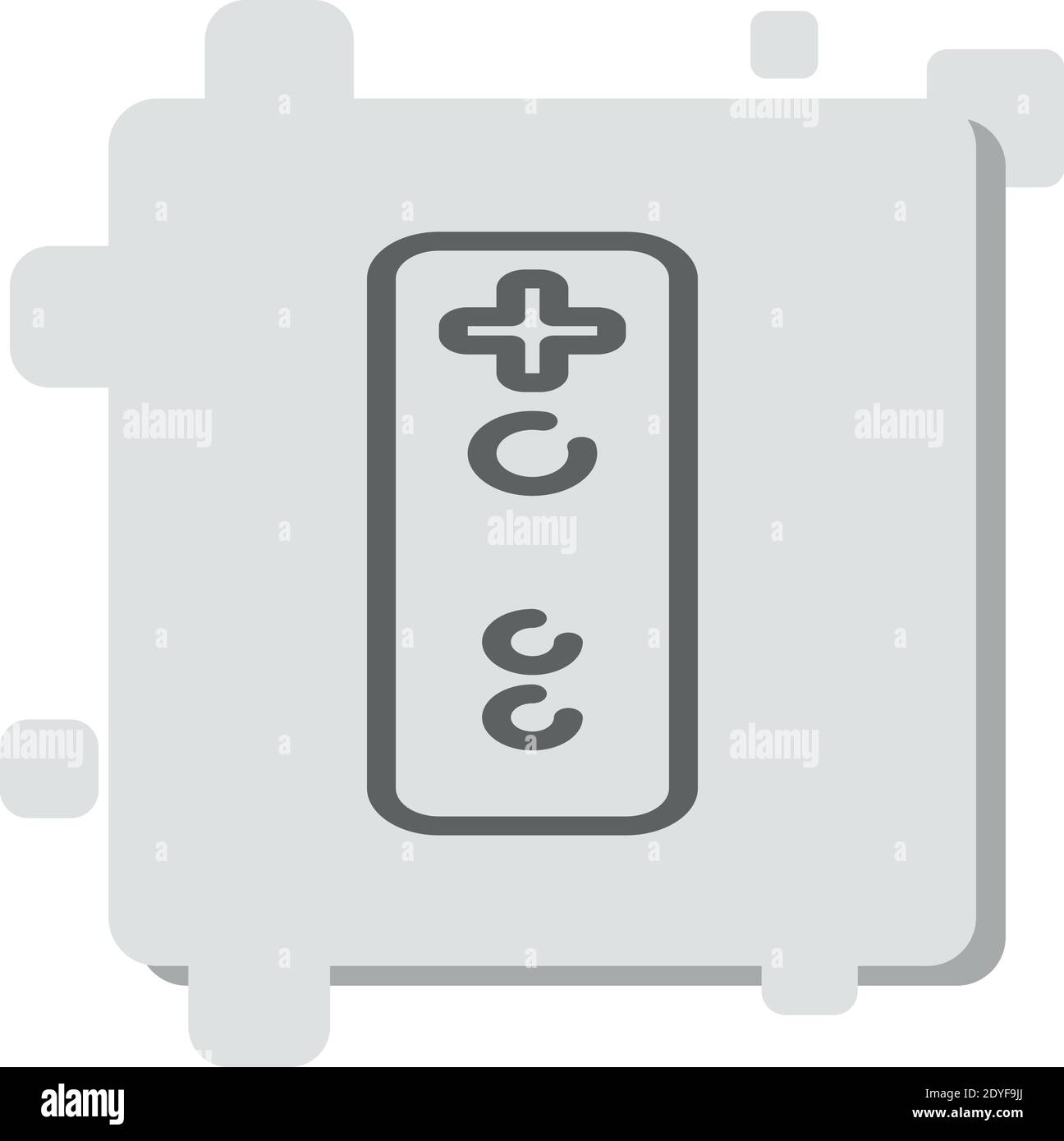 wii Controller Vektor-Symbol Moderne einfache Vektor-Illustration Stock Vektor