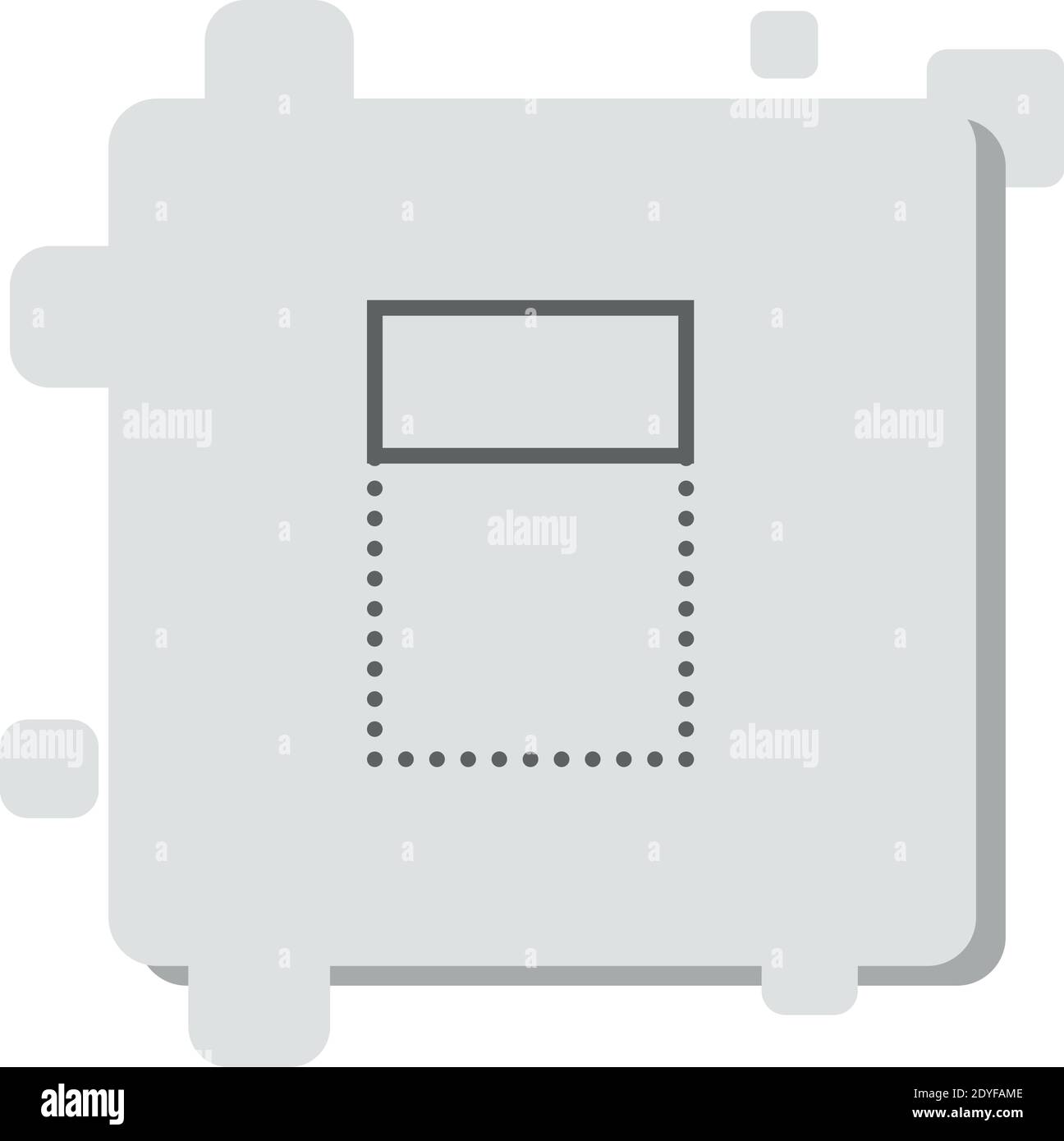 Vektor-Symbol ausrichten Moderne einfache Vektor-Illustration Stock Vektor