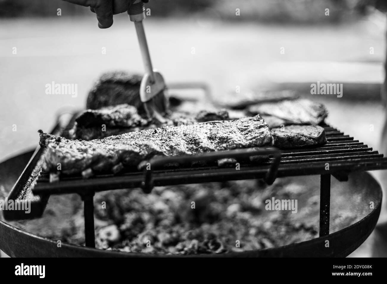 Sommer ist die beste Zeit des Jahres, um etwas bbq zu tun Stockfoto