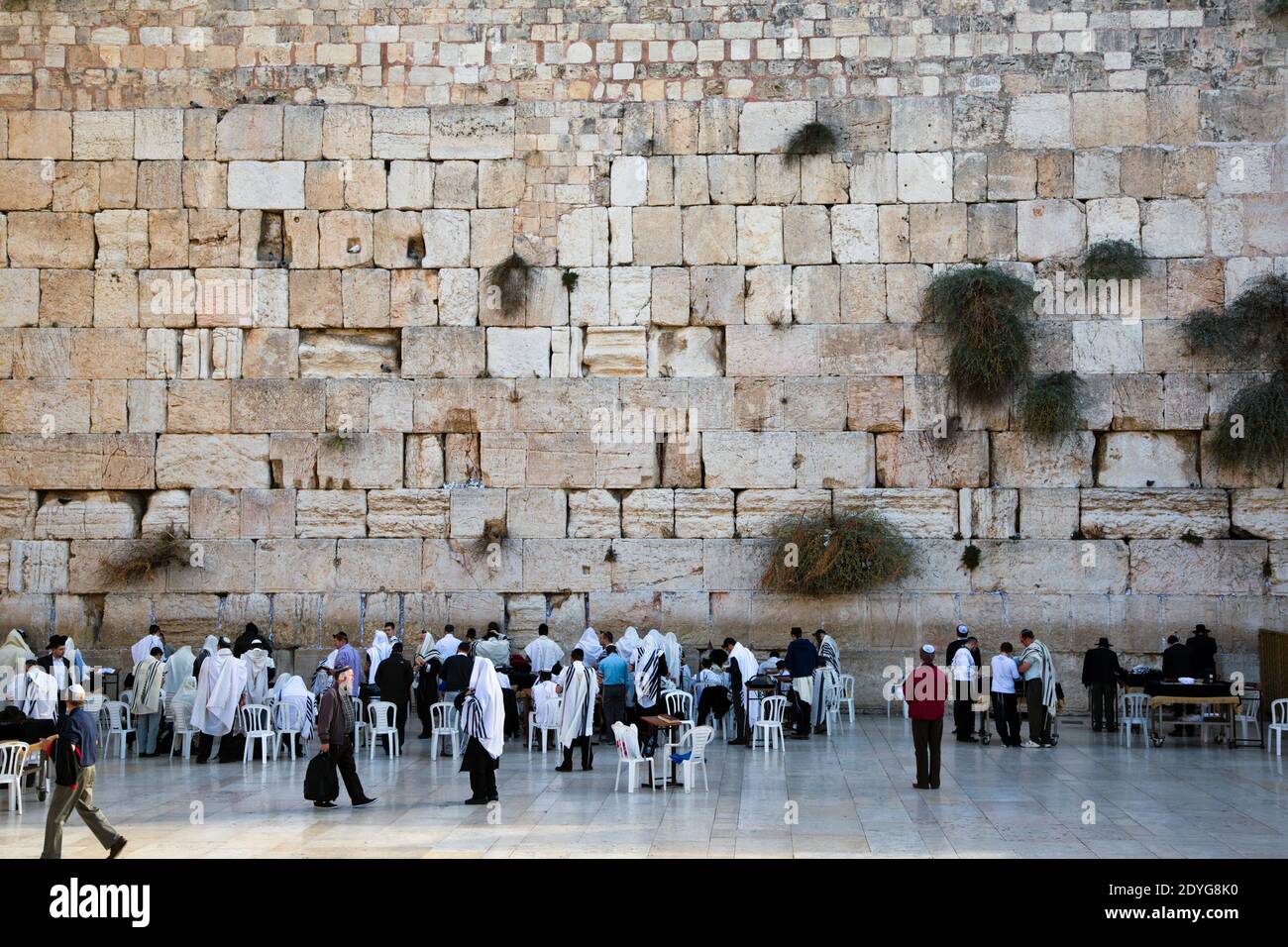 Blick auf die Klagemauer Jerusalem, Israel Stockfoto