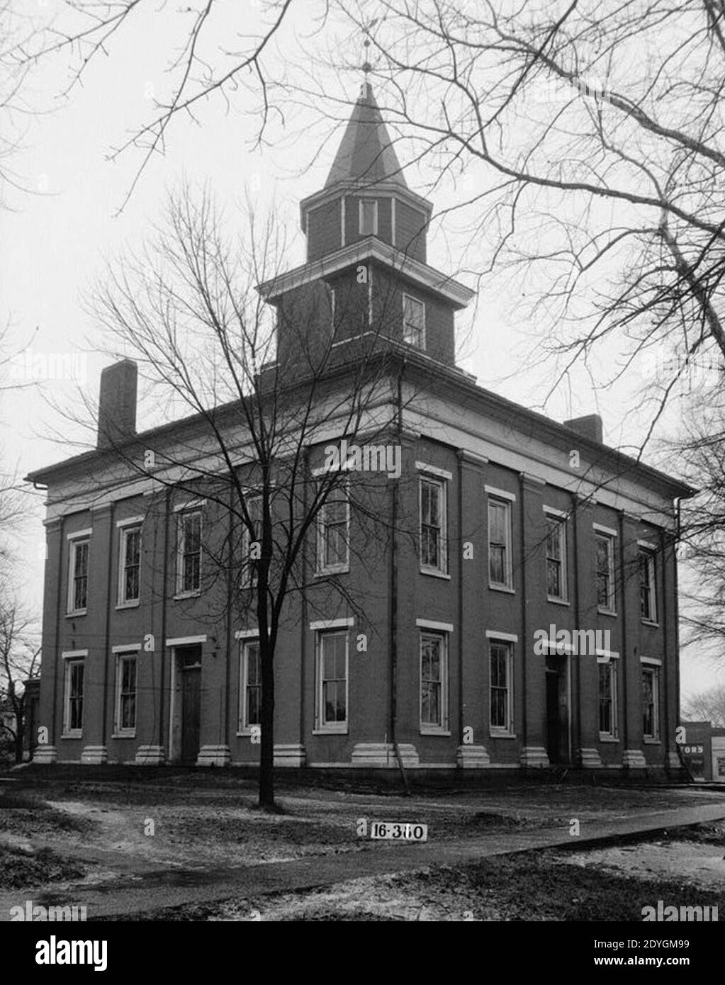 Lawrence County Courthouse, Courthouse Square, begrenzt durch Main Street, Lawrence Street, Market Street & Court Street, Molton (Lawrence County, Alabama). Stockfoto