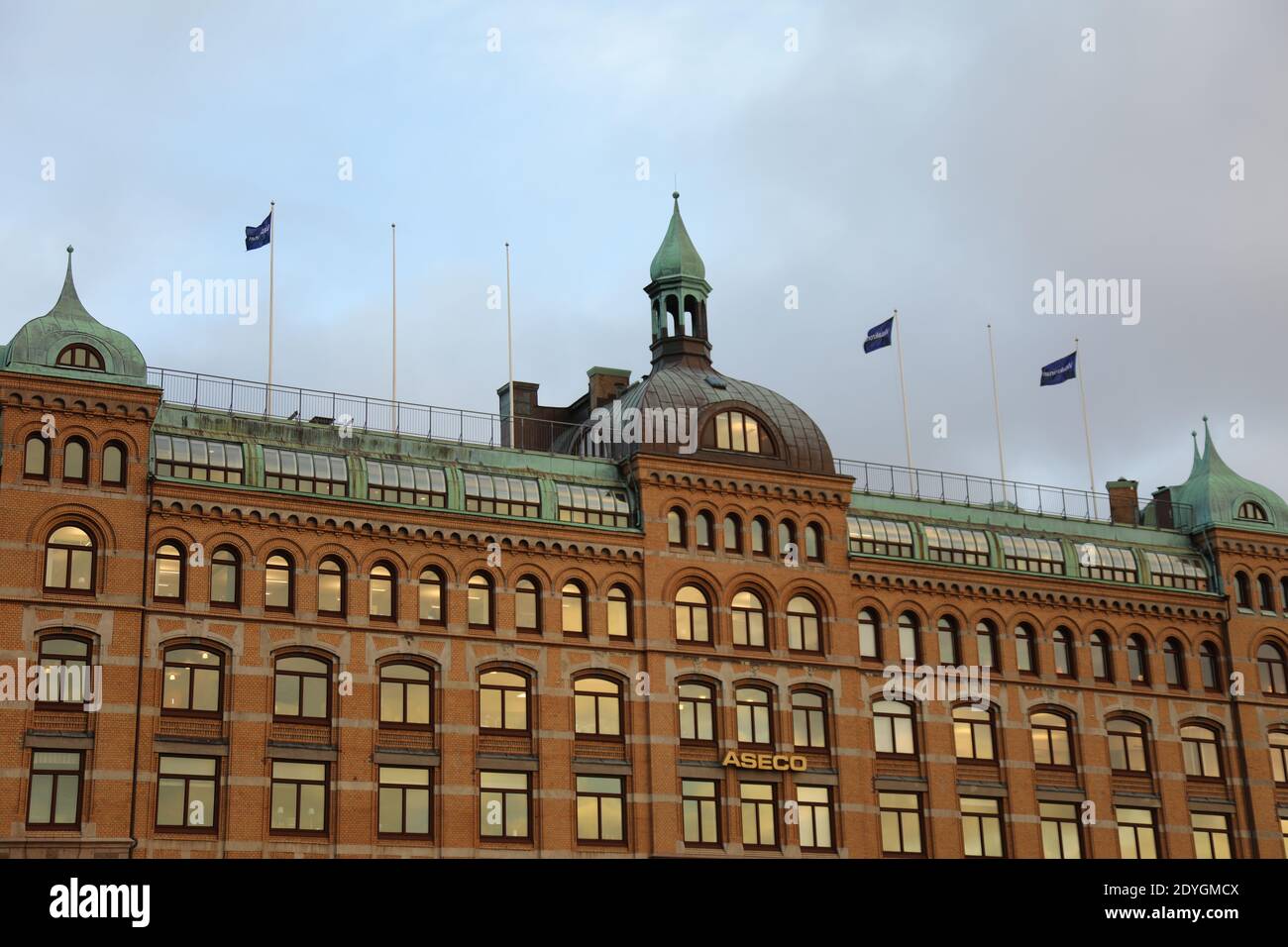ASECO Gebäude in Göteborg Stockfoto